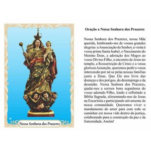 OG14073P100 - Oração N. Sra. Dos Prazeres c/ 100un. - 9,5x6,5cm