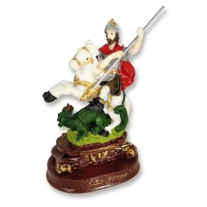 IM1730460 - Imagem São Jorge Resina - 12x8cm