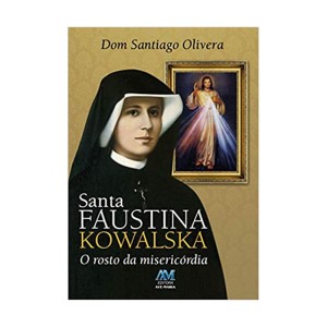 LI116456 - Santa Faustina Kowalska O Rosto da Misericórdia - 18x12cm