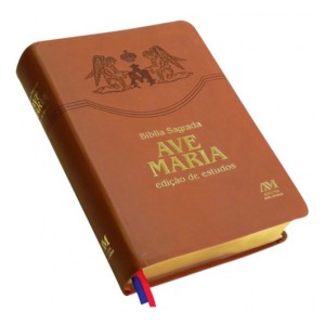 BI151080 - Bíblia Sagrada Ave Maria Edição de Estudos - 17,5x24cm