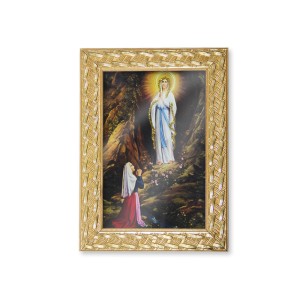 QD91020 - Quadro N. Sra. De Lourdes - 13x18cm