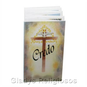 OS41803P12 - Oração Credo Sanfonada c/ 12un. - 9x5cm