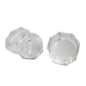 EM2140P2 - Caixa de Acrílico Sextavada c/ 2un. - 3x3cm