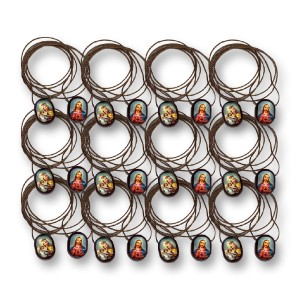 ES05090P12 - Escapulário N. Sra. Do Carmo Acrílico c/ 12un. - 68x1cm