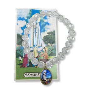 PU410403 - Pulseira N. Sra. de Fátima Acrílico Transparente - 11x2cm