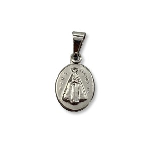 MD030005 - Medalha N. Sra. Aparecida Aço Inox - 1,5x1cm (MDAP)