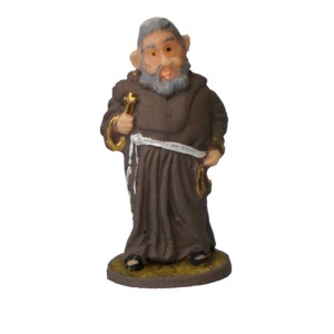 IM1720416 - Imagem Frei Damião Resina - 6x3cm