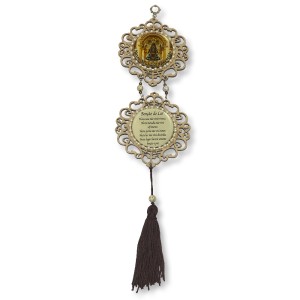 MO413500 - Móbile N. Sra. Aparecida MDF Resinado - 35x9cm