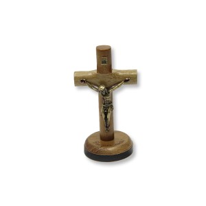 CU760007 - Crucifixo de Mesa Madeira - 8x4cm