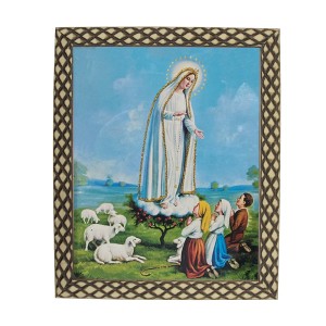 QD91302 - Quadro N. Sra. De Fátima - 23x28cm