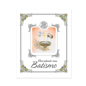 LI1420 - Recordando meu Batismo - 25x21cm