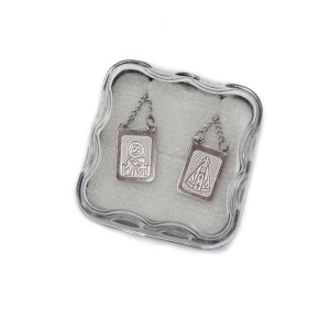 ES42025 - Escapulário N. Sra. Aparecida Aço Inox - 61,3x1,8cm (R215)
