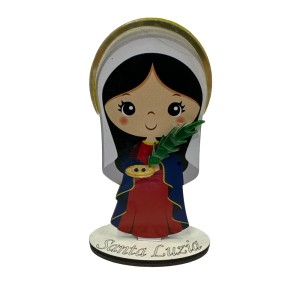 PE721503 - Pedestal Santa Luzia MDF  - 12,5x7,5cm