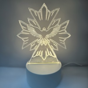 LU1970140 - Luminária Divino Espírito Santo Led- 18,5x9,5cm