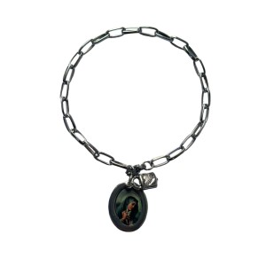 PU28314 - Pulseira N. Sra. Das Dores Cadeia de Consagração - 19cm