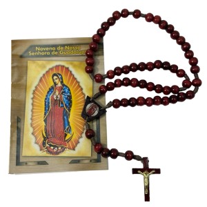 TE950070 - Terço c/ Oração N. Sra. De Guadalupe - 33cm