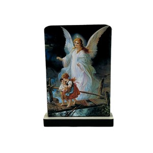 AO292587 - Pedestal Anjo da Guarda MDF - 7,5x5,5cm
