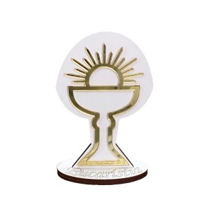 PD112165 - Pedestal Primeira Eucaristia MDF - 12,7x7,5cm