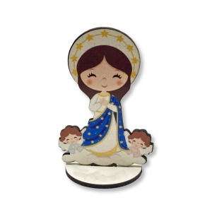 PE721105 - Pedestal N. Sra. da Conceição Infantil MDF - 9,7x6,4cm