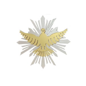 DI48325 - Divino Espírito Santo Resplendor - 10x10cm