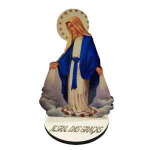 AO291002 - Pedestal N. Sra. Das Graças MDF - 8,5x5,8cm
