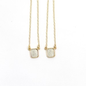 ES62417 - Escapulário N. Sra. do Carmo Folheado - 61,8x1,8cm (F01)