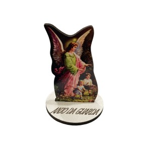 AO291202 - Pedestal Anjo da Guarda MDF - 7,5x5,2cm