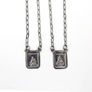 ES46015 - Escapulário N. Sra. do Carmo Grafite - 61,3x1cm (F186)