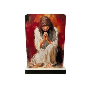 AO292566 - Pedestal Jesus Cristo MDF - 7,5x5,5cm