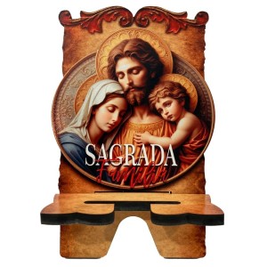 DR11955 - Porta Celular Sagrada Família - 16,5x11cm