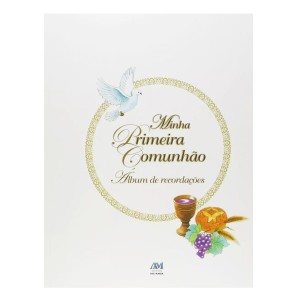 LI1120120 - Álbum de Recordações Minha Primeira Comunhão - 29x21,5cm