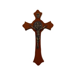 CW760063 - Crucifixo de Parede São Bento - 11x6,5cm (419)