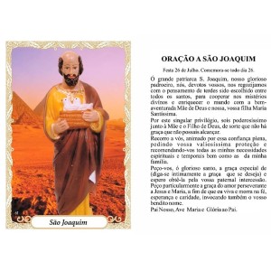OG141433P100 - Oração São Joaquim c/ 100un. - 9,5x6,5cm