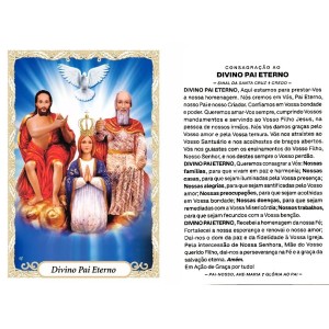 OG141464P100 - Oração Divino Pai Eterno c/ 100un. - 9,5x6,5cm