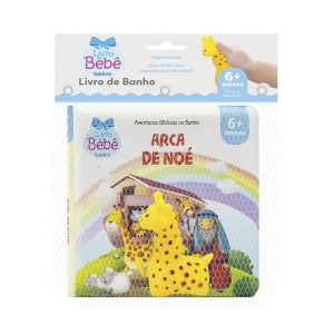 LI727510 - Livro de Banho Arca de Noé - 15x15cm