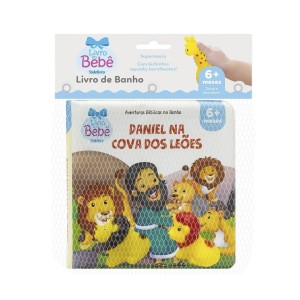LI727515 - Livro de Banho Daniel na Cova dos Leões - 15x15cm