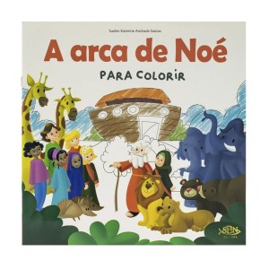 AT721087 - A Arca de Nóe para Colorir - 25x25cm