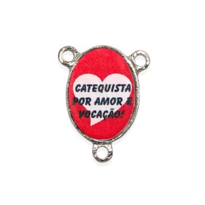 ET1680970P2 - Entremeio Catequista por Amor e Vocação Resinado c/ 2un. - 2,5x2cm