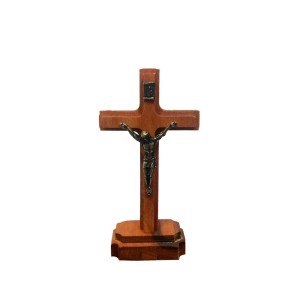 CU760600 - Crucifixo de Mesa Madeira - 10x5,5cm (446)