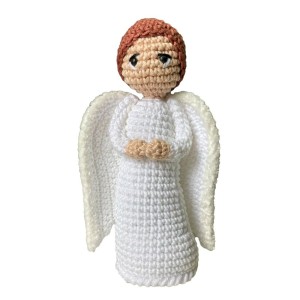 IM2030480 - Imagem de Crochê Anjo Branco - 16x7cm