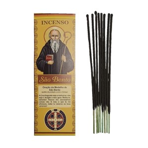 IN2020153 - Incenso São Bento 8 Varetas - 20x4cm