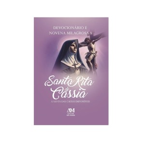 LI47563 - Devocionário Santa Rita de Cássia - 15x11cm