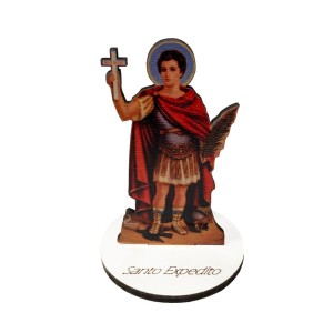 AO291142 - Pedestal Santo Expedito MDF - 8x5cm