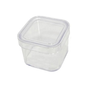 EM2125 - Caixa de Acrílico Quadrada - 4x4cm