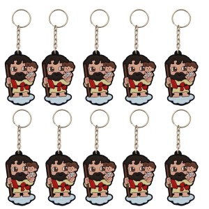 CH50415P10 - Chaveiro São Cristovão Emborrachado c/ 10un. - 12x3,5cm