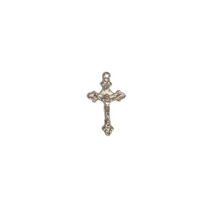 CZ891120P10 - Crucifixo Metal Níquel c/ 10un. - 3x2cm