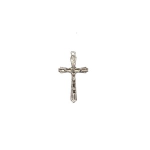 CZ861100P2 - Crucifixo Metal Níquel c/ 2un. - 4,1x2,4cm