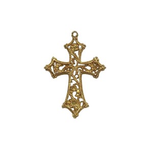 CZ861803 - Cruz Metal Dourado - 5,7x4cm