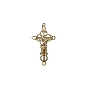 CZ861770 - Crucifixo Metal Dourado - 5,6x3,5cm