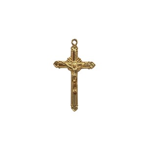 CZ861394 - Crucifixo Metal Dourado - 5,6x3,2cm